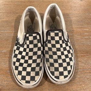 Vans black and white woman’s size 7.5